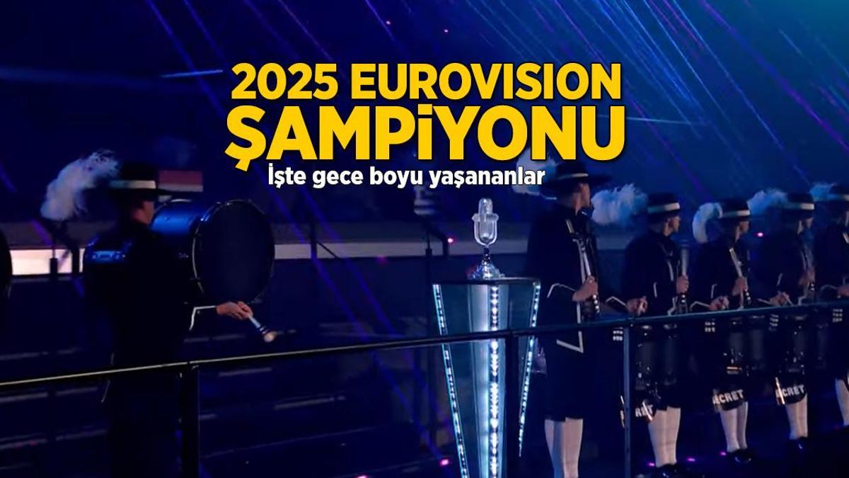 2025 Eurovision şarkı yarışması kazananı belli oluyor