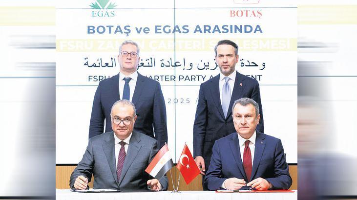 BOTAŞ’ın gemisine ilk ‘yurt dışı’ görevi