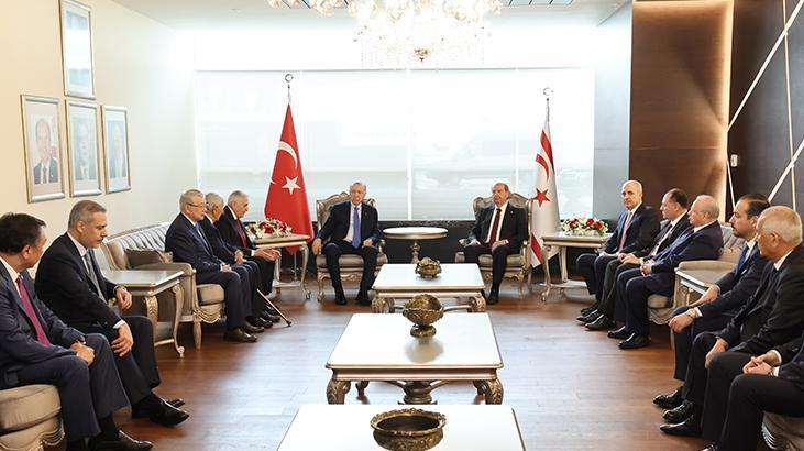 Cumhurbaşkanı Erdoğan’ın KKTC ziyareti, Rum yönetimini telaşlandırdı