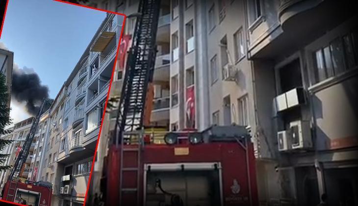 Eyüpsultan'ta bina yangını! Ekipler müdahale ediyor