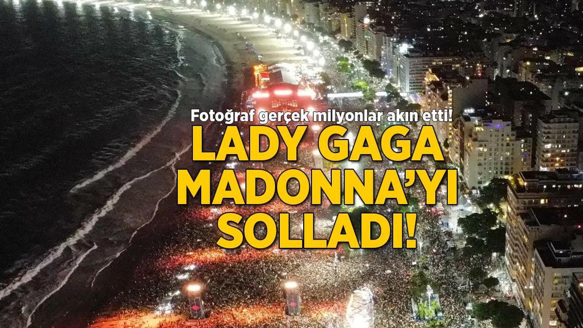 Fotoğraf gerçek milyonlar akın etti! Lady Gaga, Madonna'yı solladı