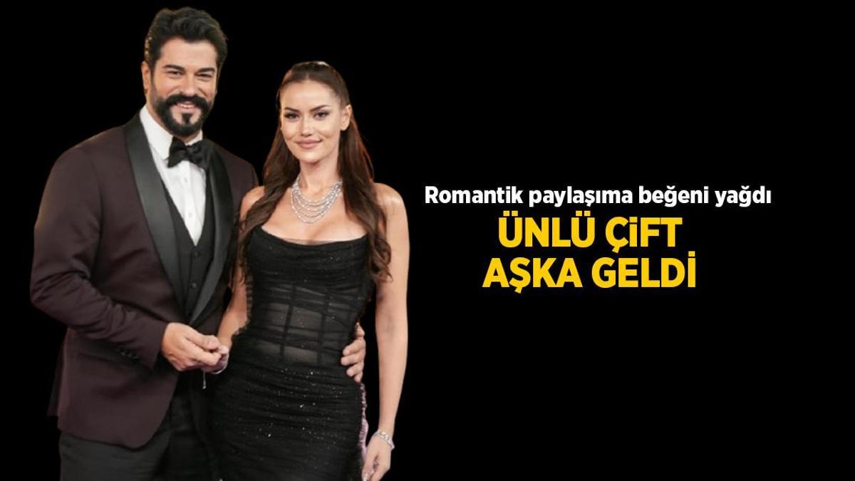 HABERLER: Burak Özçivit eşi Fahriye Evcen'i kalp emojisiyle Instagram'dan paylaştı