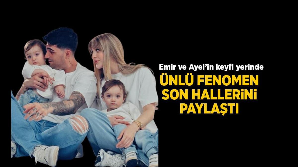 HABERLER: Yasemin Şefkatli ikiz oğulları Emir ve Ayel'in son halini paylaştı!