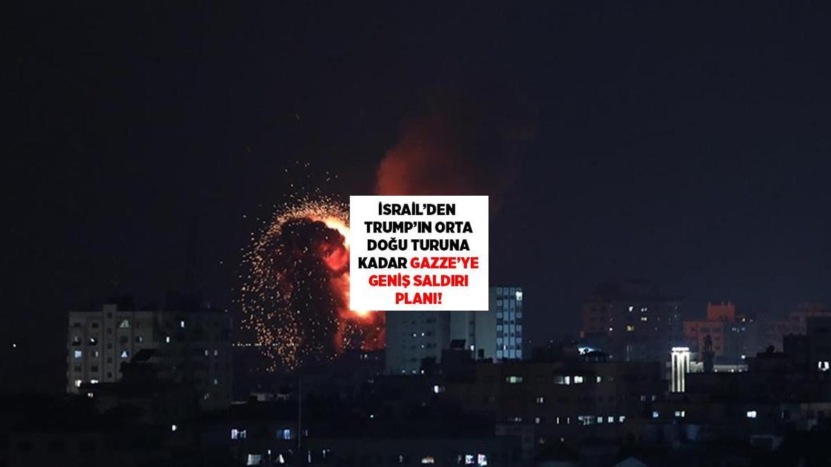 İşgal onaylandı, Trump'ın ziyaretine kadar takas olmazsa İsrail'den Gazze'ye geniş çaplı saldırı planı!