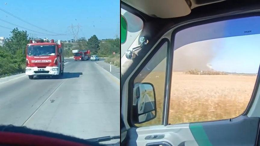 İstanbul'da lojistik deposunda yangın paniği!