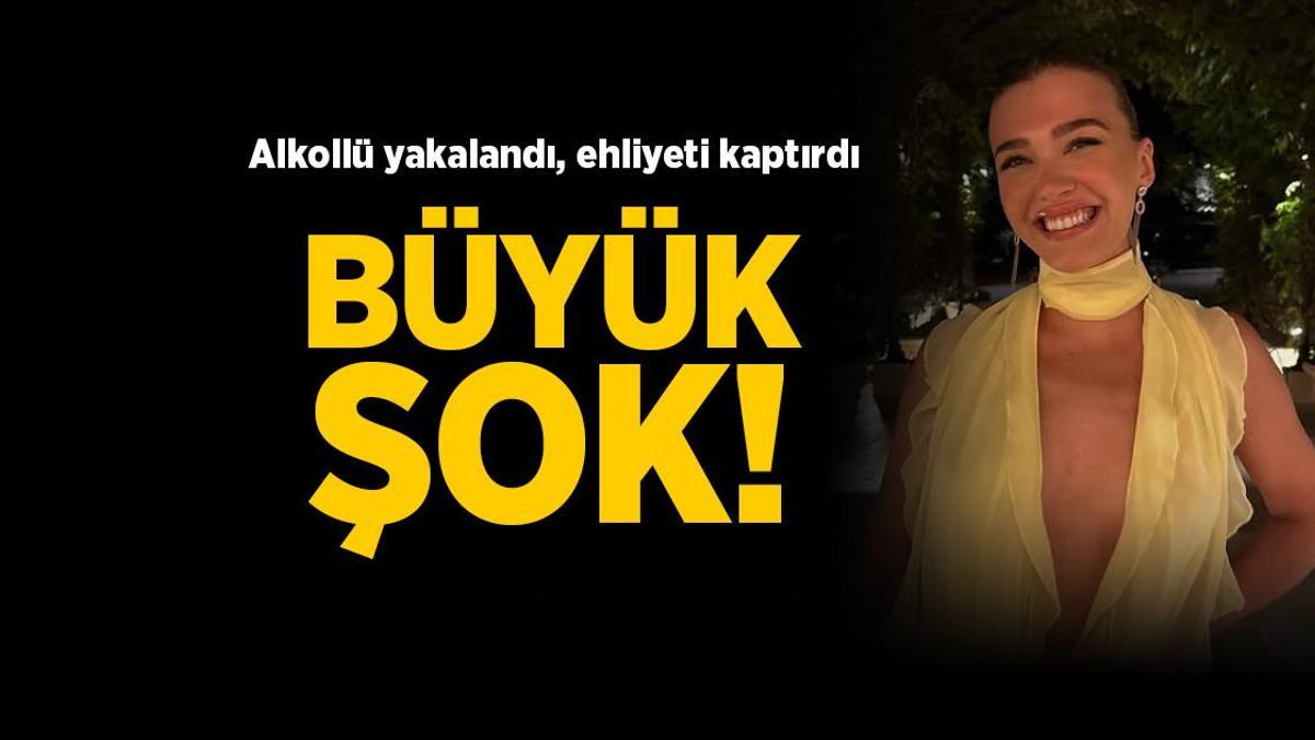 Melisa Döngel'e şok! Alkollü yakalandı, ehliyeti kaptırdı