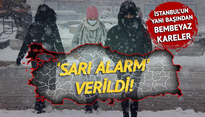Son dakika | Yaz gelirken kar sürprizi! İstanbul'un yanı başı beyaza büründü; Meteoroloji 18 il için sarı alarm verdi