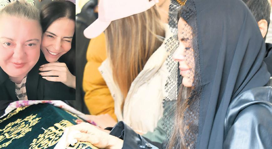 Tabutuna sarılarak veda etti