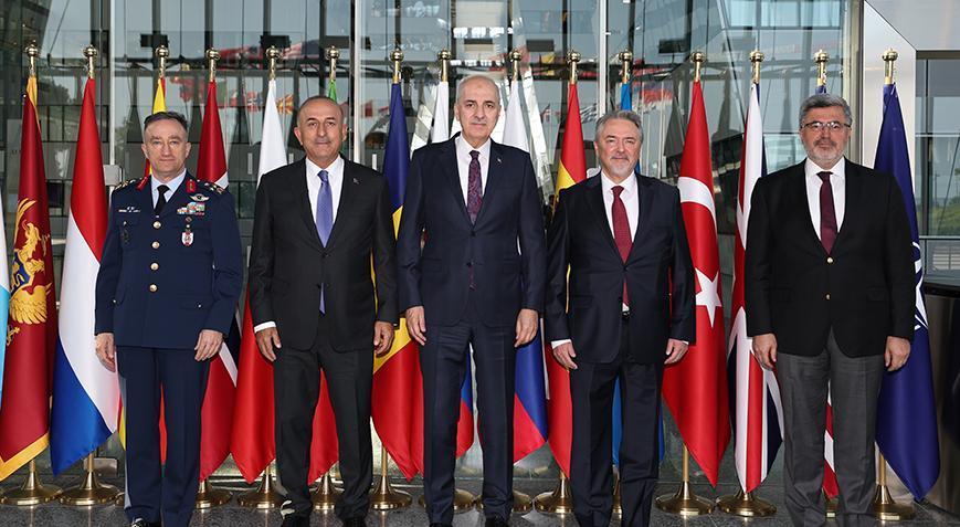 TBMM Başkanı Numan Kurtulmuş, Türkiye'nin NATO Daimi Temsilciliğini ziyaret etti