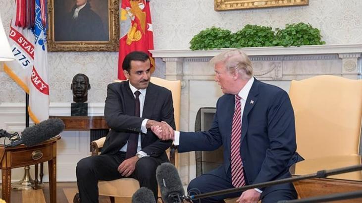Trump, Katar'ın hediye ettiği uçağın kendisine değil Pentagon'a verileceğini açıkladı