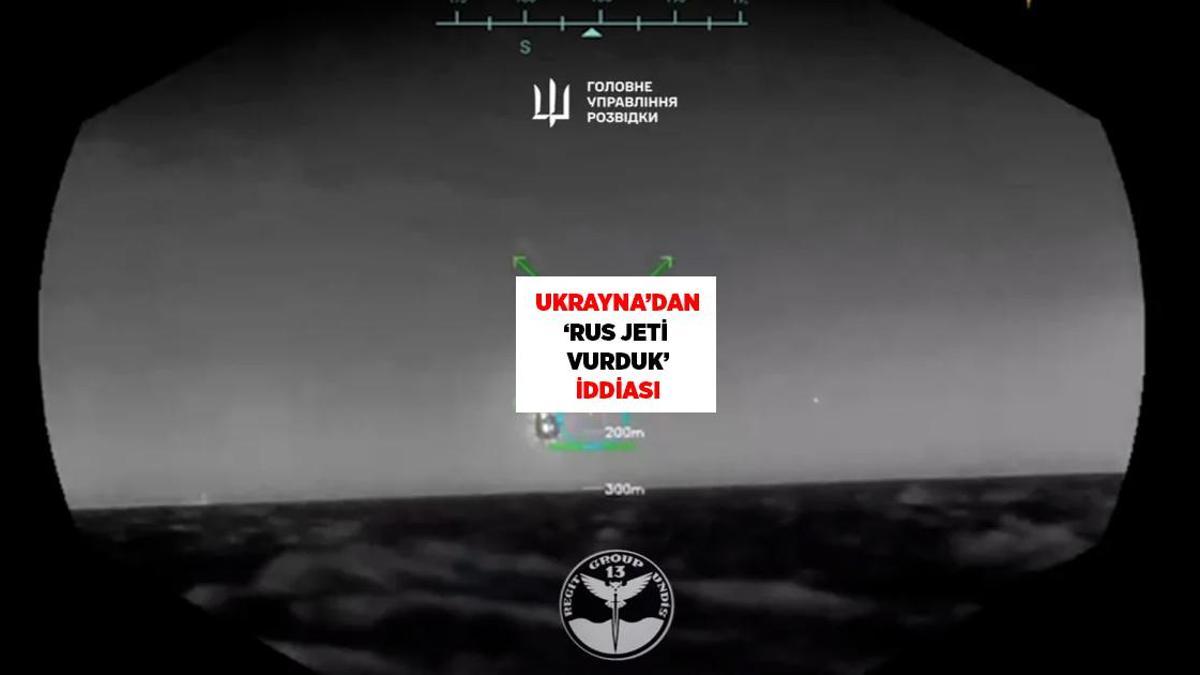 Ukrayna: 'Dünyada ilk kez bir savaş uçağını deniz dronu ile vurduk, alev alıp denize düştü!'