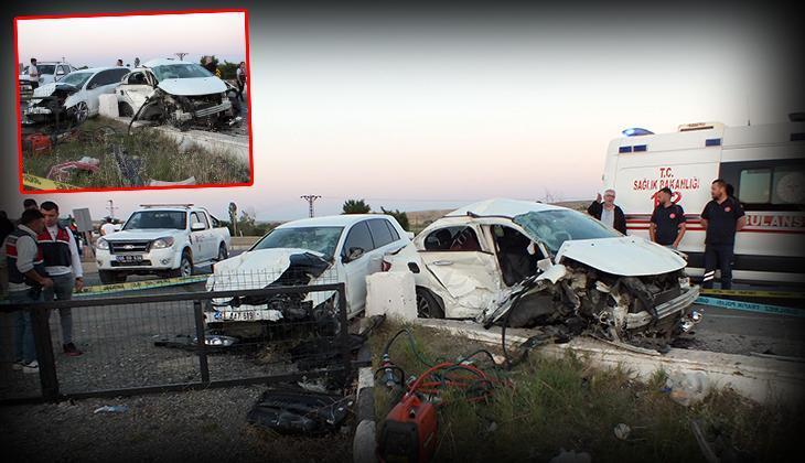 Yozgat'ta feci kaza! İki otomobil çarpıştı; 2 ölü, 1 yaralı